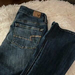 American Eagles skinny kick jeans size